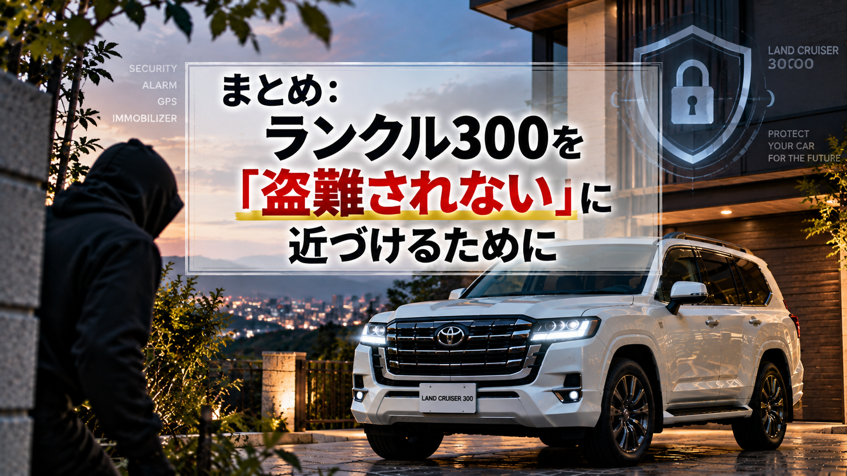 まとめ：ランクル300を「盗難されない」に近づけるために